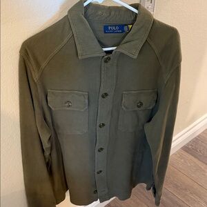 Polo by Ralph Lauren Men's Khaki Shirt Jacket
